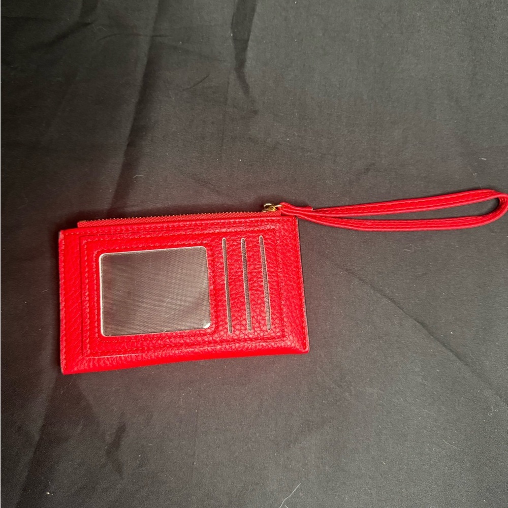 Red Wristlet Wallet - Picture 3 of 5